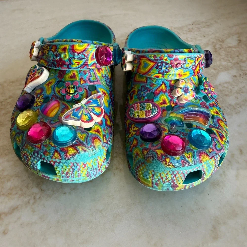 CROCS lisa frank